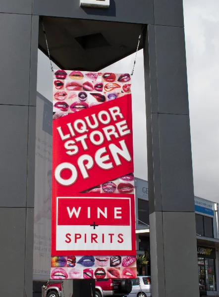 Display banner printing example