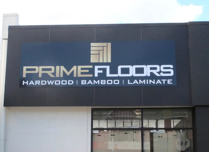 Exterior signage example